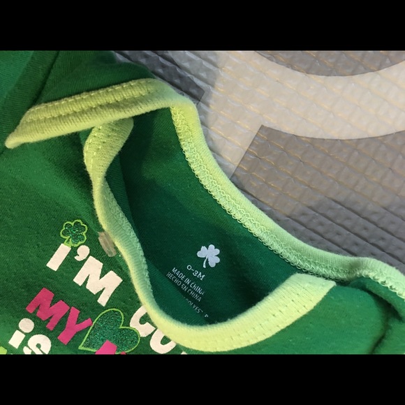 Patrick\u2019s Day Onesie Lucky St